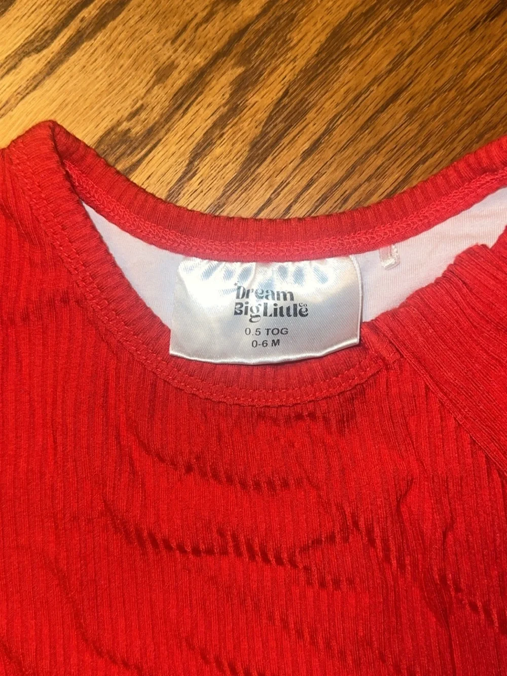 Red Sleeveless Kids Sleep Sack - Soft Rib Knit